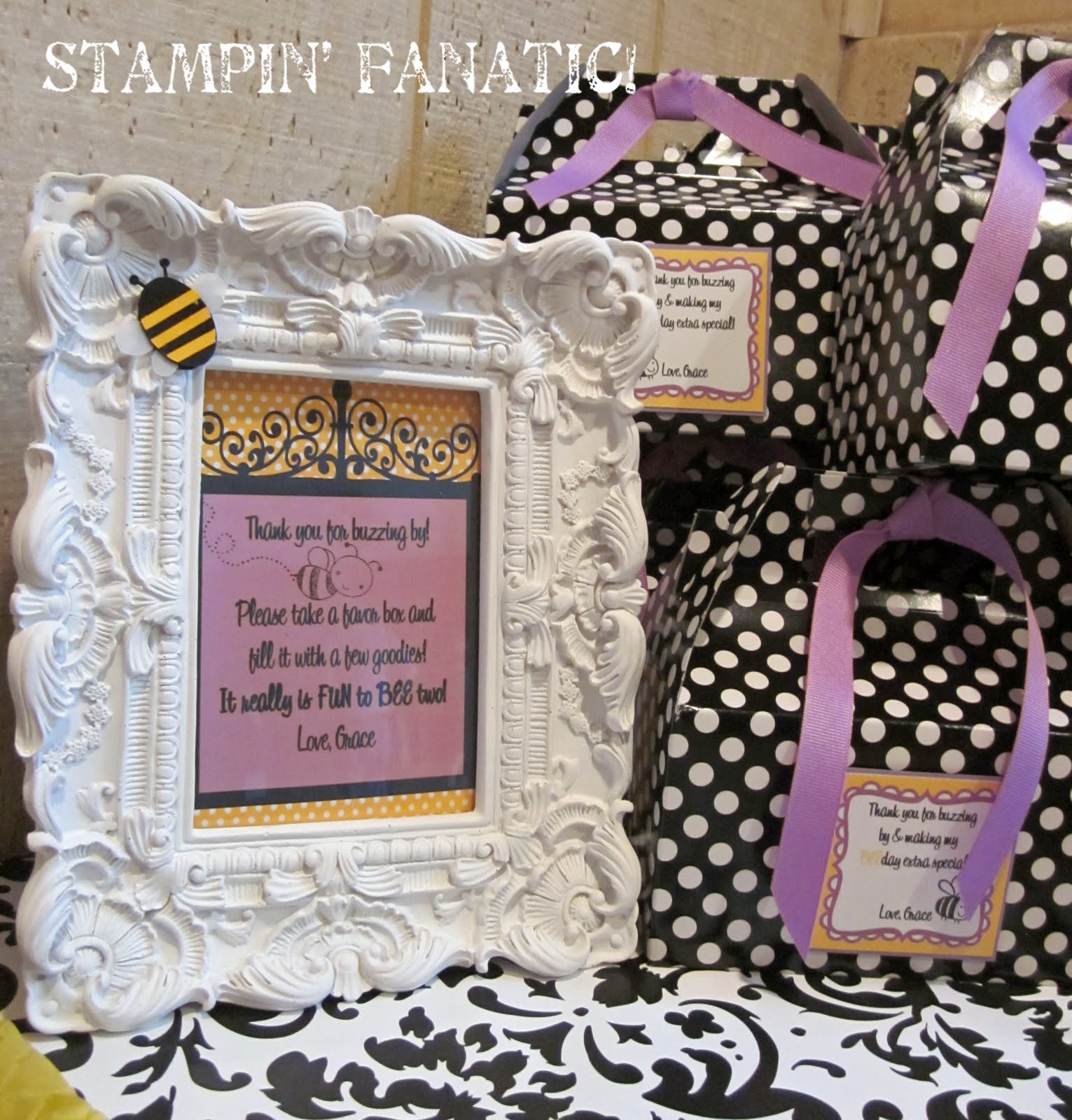 A Stampin Fanatics Life {It's FUN to BEE Two!} G's 2nd